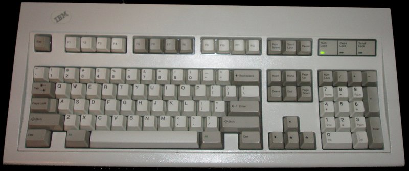 IBM Model M - The Best Keyboard Ever - Bar None